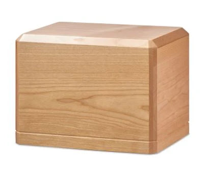 Horizontal Honeyed Haven: Classic Art Maple Urn - Bottom Access, Golden Tribute