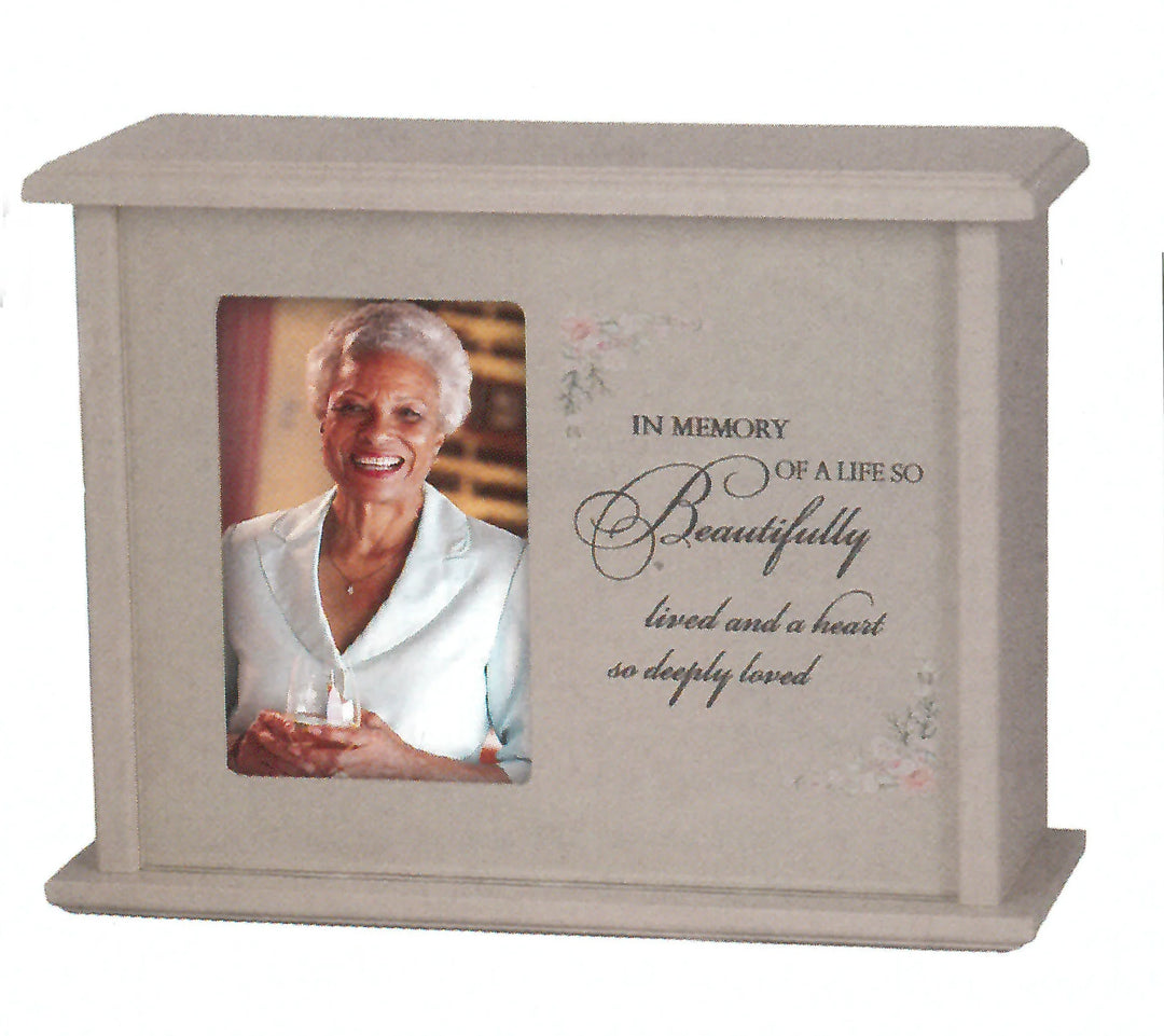 Eternal Bloom Maple Photo Keepsake Urns, (Case of 6)- Beautiful Life Legacy