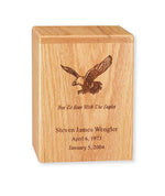 Load image into Gallery viewer, Case of 6 -  Solid Oak Davidson Cremation Urns - 200 CI - Human and Pet Ashes (Large) - Wholesale
