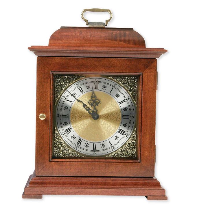 Elegant Highland Solid Maple Mantel Clock Urns with Westminster Chimes CASE OF 6 (Cherry Satin Finish, 200 cu in)