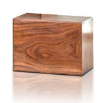Load image into Gallery viewer, Crafted Natural Plain Rosewood Cremation Urns| Medium (7.5x5.5x3.75), 6-Case |Funeral Home Essentials |Wholesale, Bulk
