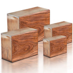 Load image into Gallery viewer, Wholesale Finest Rosewood  Urns &amp;Funeral Urns (Case of 6) - Bulk Cremation Supplies (Extra Large(9.75 x 6.5 x 5.25&amp; 225 cubic inches))
