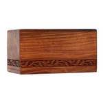 Load image into Gallery viewer, Border Engraved RoseWood Urn (Large size) Case of 6 Wholesale Urn
