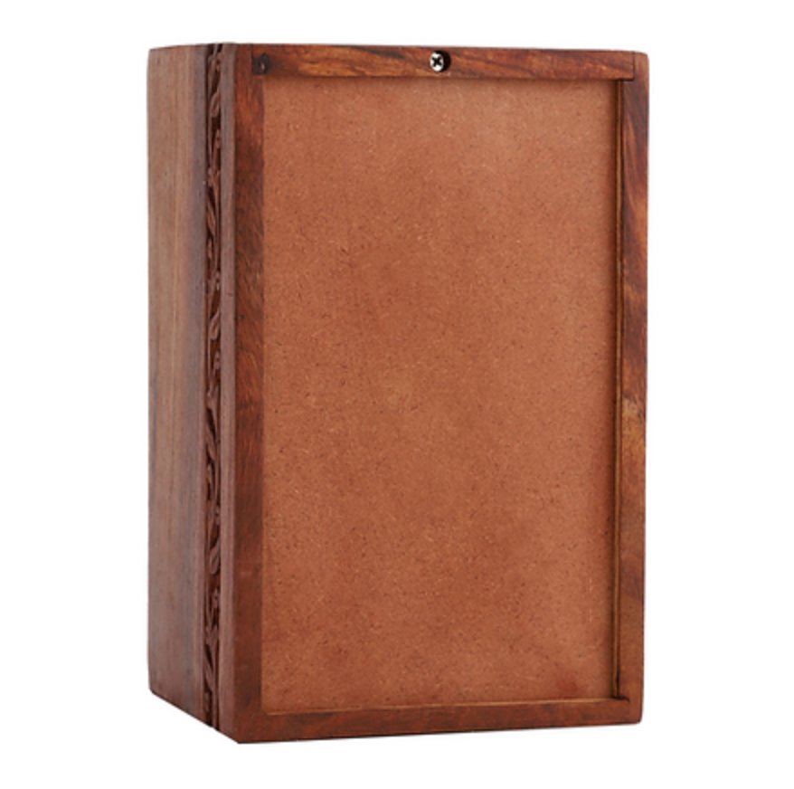 Border Engraved RoseWood Urn (Extra Large size) Case of 6 Wholesale Urn