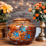 Load image into Gallery viewer, High-Capacity Wooden Pet Cremation Urns for Dogs &amp; Cats  - Memorial Urns for Ashes - Paw Prints &amp; Lichtenberg Art  (Extra Large (7&quot; L x 7&quot; W x 9&quot;))
