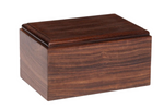 Load image into Gallery viewer, Plain Rosewood Bevel Edges Cremation Urn For Human Ashes
