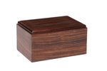 Load image into Gallery viewer, Plain Rosewood Bevel Edges Cremation Urn For Human Ashes
