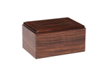 Load image into Gallery viewer, Plain Rosewood Bevel Edges Cremation Urn For Human Ashes
